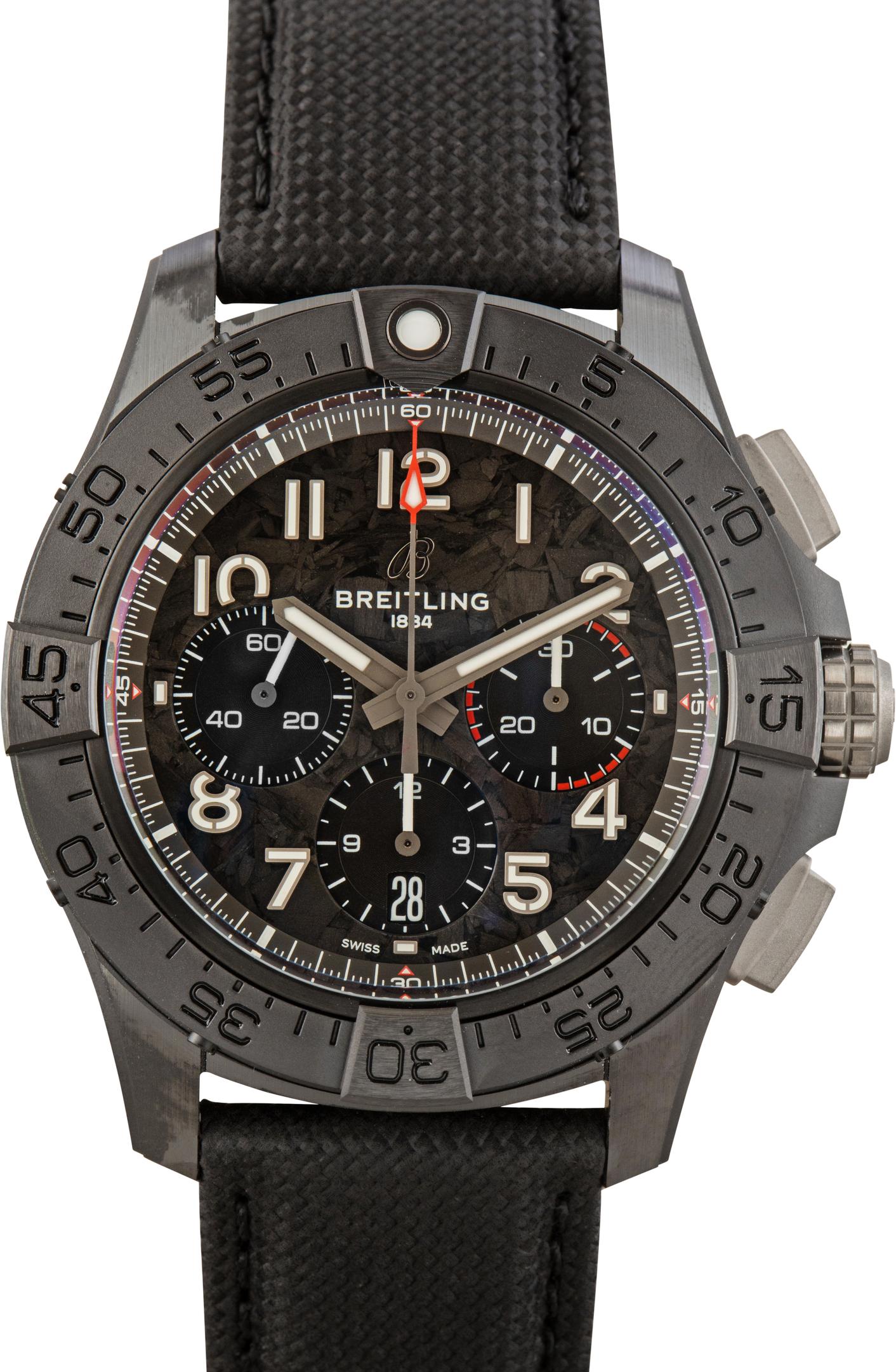 Breitling Avenger B01 Chronograph 44 Night Mission Black Ceramic, reference SB0147101B1X1