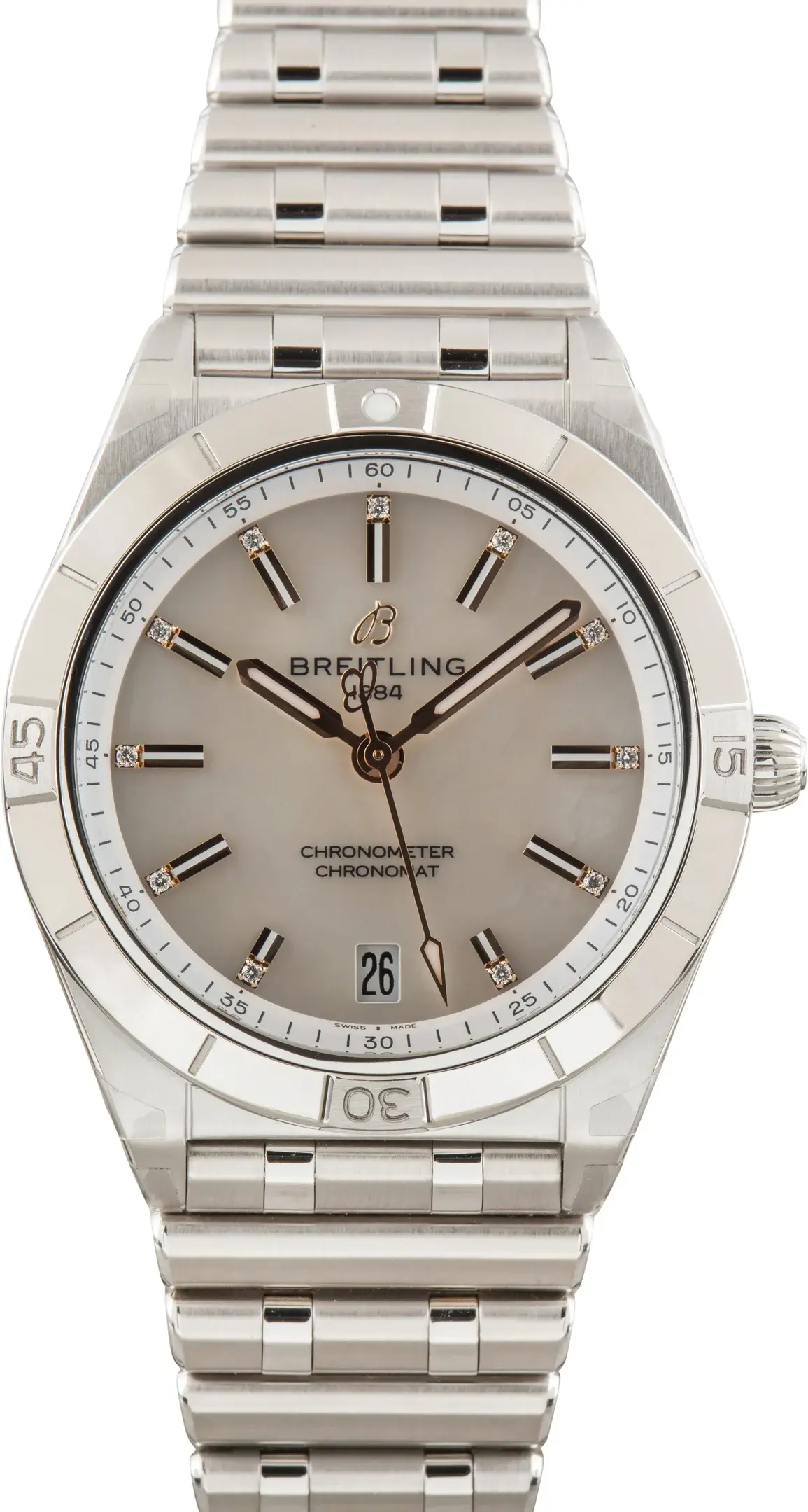 Breitling Chronomat Automatic 36 Mother of Pearl Dial, reference A10380101A4A1