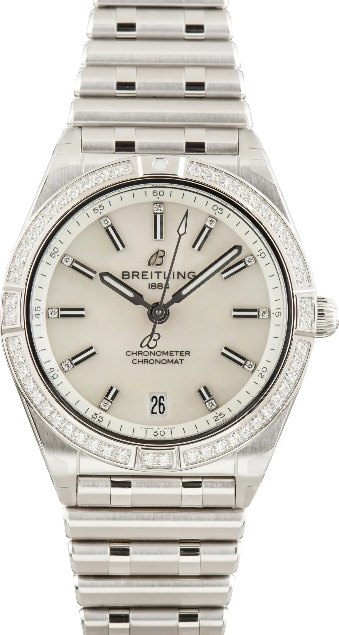 Breitling Chronomat Automatic 36 Diamond Dial & Bezel, reference A10380591A1A1