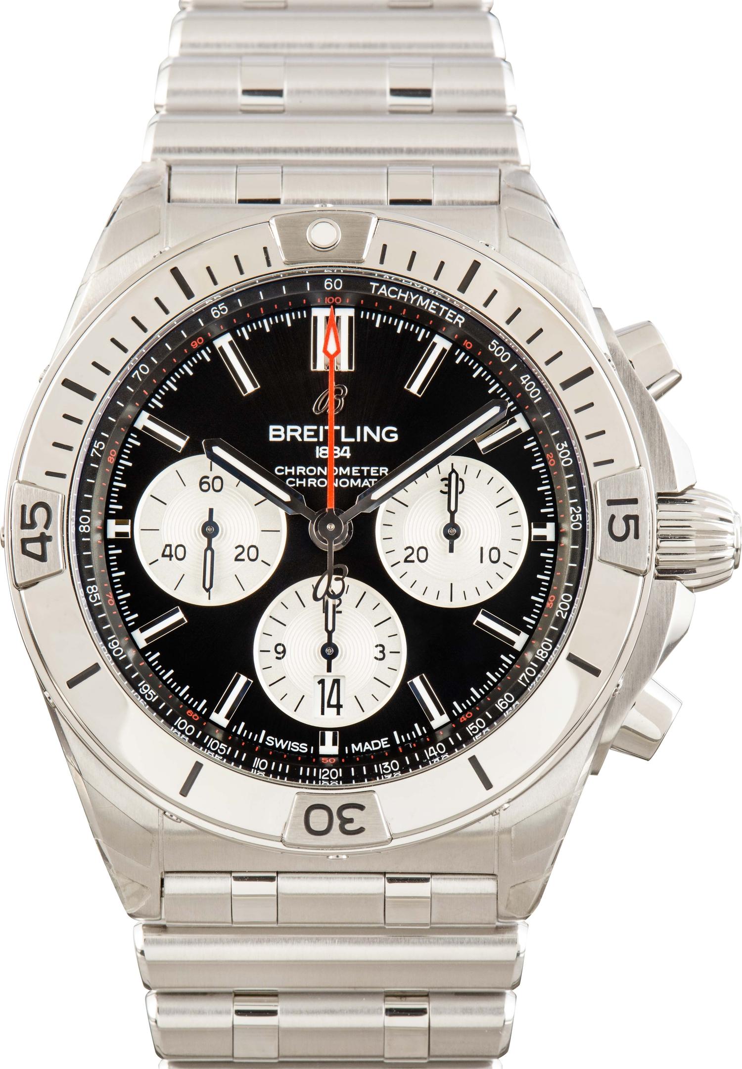 Breitling Black Dial Chronomat B01 42, reference AB0134101B1A1