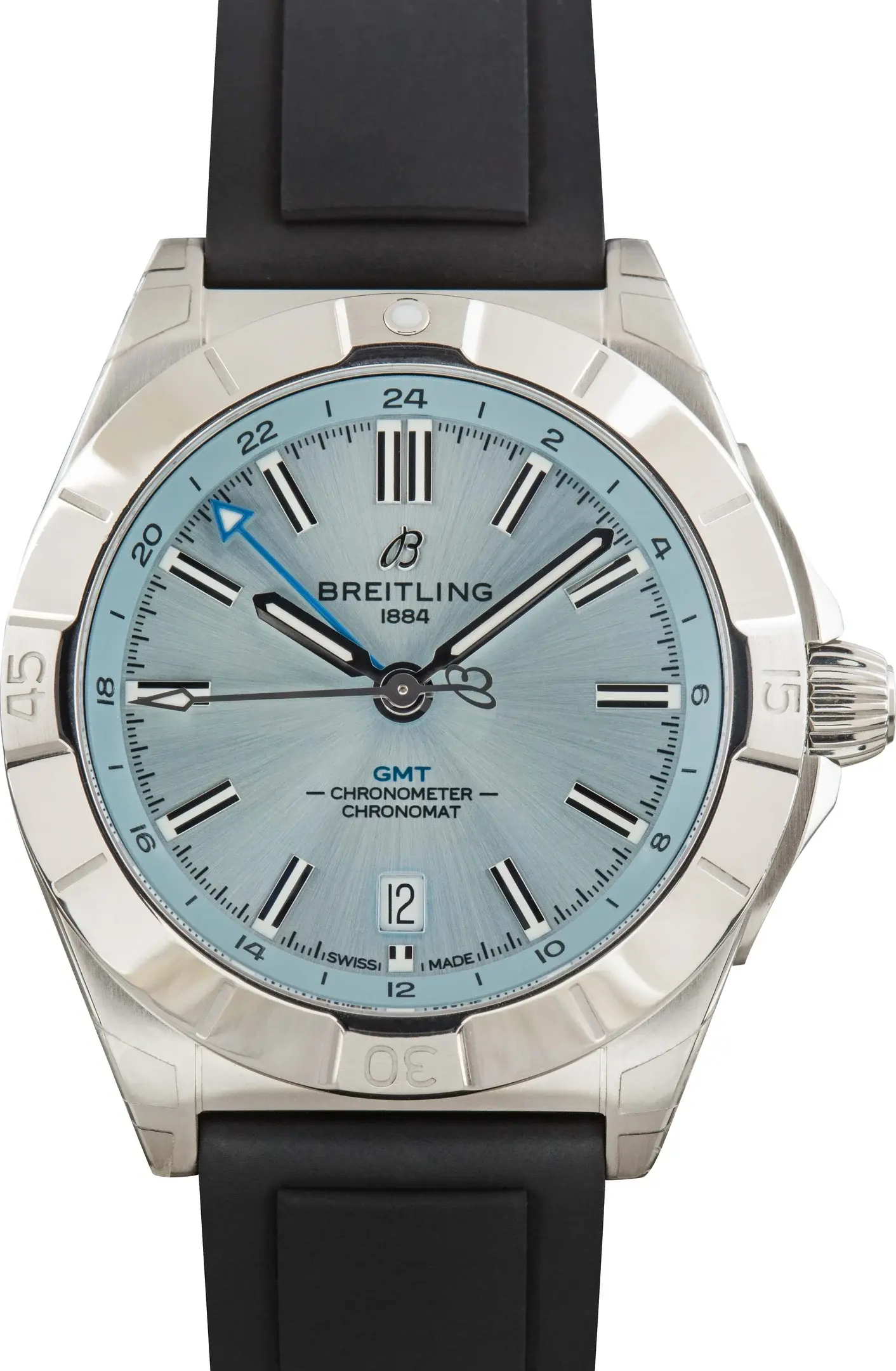 Breitling Chronomat Automatic GMT 40 Ice Blue Dial, reference P32398101C1S1